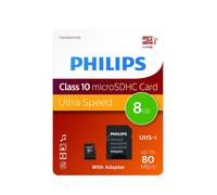 Philips FM08MP45B/10 Carte mémoire Micro SD Classe 10 8 Go