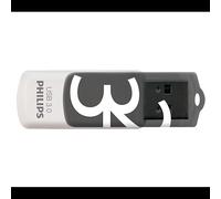 Philips FM32FD00B/00 Clé USB 32 Go USB Type-A 3.2 Gen 1 Boîtier Pivotant Noir/Blanc Dimensions 58x17x8mm Poids 8g