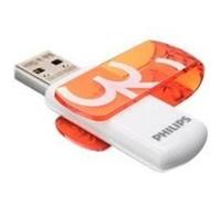 Philips Vivid Édition High Speed clé USB 2.0 32 Go avec Capuchon pivotant pour PC, Ordinateur Portable, Stockage de données informatiques, Vitesse de Lecture jusqu'à 23 Mo/s