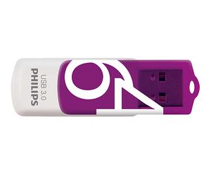 Philips FM64FD00B lecteur USB flash 64 Go USB Type-A 3.2 Gen 1 (3.1 Gen 1) Violet, Blanc