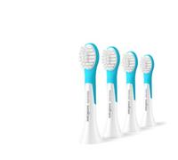 Philips Sonicare for Kids - têtes de brosse à dents de rechange d'origine pour enfants à partir de 3 ans, lot de 4, HX6034/90