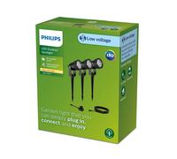 Philips Gardenlink Carper Pack de 3 bornes lumineuses sur socle, LED, 8720169269392, Niedervolt 24 V