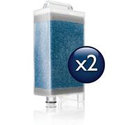 Philips Cartouches anticalcaire GC019/00 – Pack de 2 pour soin du linge