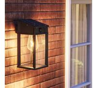 Philips Applique solaire extérieure Geri 929004632601 LED 3,2 W avec détecteur de mouvement Noir