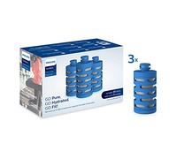 PHILIPS GoZero Fitness Cartouche Filtrante AWP287 x3 pour Gourde Philips GoZero Active - Filtre le Chlore et autres contaminants