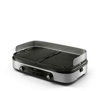 Philips Gril de table, Plaques réversibles, argent (HD6222/90)