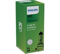 Philips H11 LongerLife ECOVision 12V 55W Douille PGj19-2 1325780