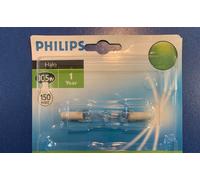 PHILIPS HALOGENSTAB 105W = 150W R7s 78Mm Halogène 230V Clair DIMMBAR 240054