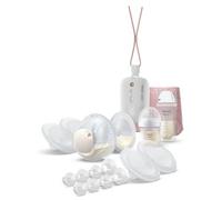 Philips Avent - Kit de tire-lait électrique mains libres, moteur de qualité hospitalière, imite le rythme de succion de bébé, jusqu'à 85 aspirations par min, 6 téterelles et 8 inserts, SCD553/11