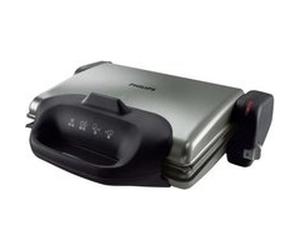 Philips HD4467 - Gril -électrique - 1422.7 cm ² - inox/noir Inox/noir G