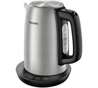Philips Home HD9359/90 Avance Bouilloire acier inoxydable, noir Contenance: 1.7 l