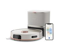 Philips Homerun Série 5000 - Robot aspirateur, Double serpillières rotatives, 10 000 Pa, Aspire & nettoie, Auto-vidange (S-Bag®), Navigation Laser, app Homerun, Beige Soie (XU5100/20)