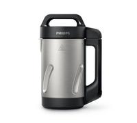 PHILIPS HR2203/80 - Blender Chauffant SoupMaker - 1000W - 1,2L - 5 Programmes - Cuisson Rapide en 18 min - Conception Lame en Z Optimisée - 30 Recettes Inspirantes