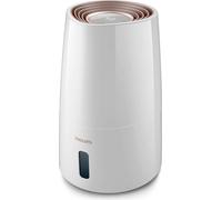 Philips | HU3916/10 | Humidificateur | 25 W | Réservoir d'eau de 3 L | Convient aux pièces jusqu'à 45 m² | Technologie NanoCloud | Puissance d'humidification 300 ml/h | Blanc/rose doré