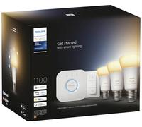 Philips Hue White ambiance Kit de démarrage : 3 ampoules connectées E27 (1100) + variateur