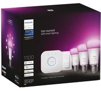 Philips Hue Ampoule à LED 871951429135500 CEE: F (A - G) Hue White & Col. Amb. 3er Starter Set inkl. DimmerSwitch 3x800lm 75W E27 11 W de blanc chaud à blanc