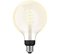 Philips Hue White Ambiance, ampoule LED connectée E27 Filament G125 Giant Globe, compatible Bluetooth, fonctionne avec Alexa, Google Assistant et Apple Homekit