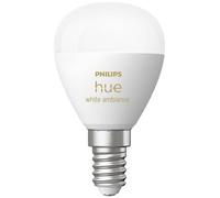 Philips Hue White ambiance, ampoule LED connectée sphérique compatible Bluetooth, E14, fonctionne avec Alexa, Google Assistant et Apple Homekit