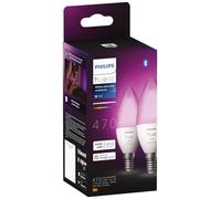 Philips Hue Ampoule à LED (extension) 871951435671900 CEE: G (A - G) Hue White & Col. Amb. Doppelpack 2x470lm E14 5.3 W de blanc