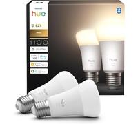 Philips Hue Ampoule connectée LED A60 – 2700K 9,5W 1100 lm réglable Alexa/Google/Apple – Pack de 2