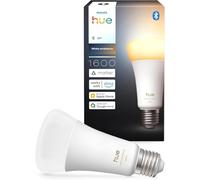 Philips Hue Ampoule connectée LED A67, White Ambiance, Ampoule Philips Hue E27, 11,8 W, 1000-2000 K, 1600 lumens, Intensité variable, Compatible Alexa, Google Assistant et Apple Home, pack de 1