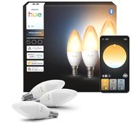 Philips Hue Ampoule Flamme White Ambiance B39 Culot E14, Pack de 3