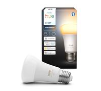 Philips Hue Ampoule LED connectée A60, White Ambiance, Culot E27, 6 W, Spectre complet 1000-2000 K, 810 lumens, Intensité variable, Compatible avec Alexa, Google Assistant et Apple Home, pack de 1