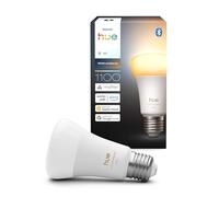 Philips Hue Ampoule LED connectée A60, White Ambiance, Culot E27, 8,1 W, Spectre complet 1000-2000 K, 1100 lumens, Intensité variable, Compatible avec Alexa, Google Assistant et Apple Home, pack de 1
