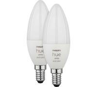 Philips Hue Ampoule LED E14 Lot de 2 5,3W 320lm White Color Amb.