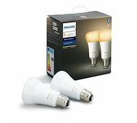 Philips Hue Ampoules LED Connectées White Ambiance E27 Compatible Bluetooth, Fonctionne avec Alexa Pack de 2