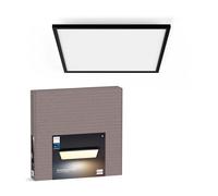 Philips Hue Aurelle Panneau White Ambiance LED 60X60 cm, 3750W, Télécommande incluse, fonctionne avec Alexa, Google Assistant et Apple Homekit, Noir, nouvelle génération