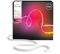 Philips Hue Flux extérieur 10m Bandeau LED multicolore, 3000 lm, Ambiance et couleur vive, Éclairage extérieur flexible, Couleurs Chromasync™, Résistant aux intempéries, Commande vocale et via l'appli