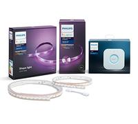 Philips Hue Bande lumineuse avec rallonge et chevalet Blanc