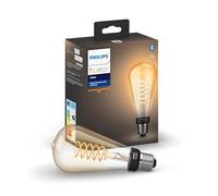 Ampoule LED connectée Philips Hue oblong IP20 E27 550lm 7W blanc chaud