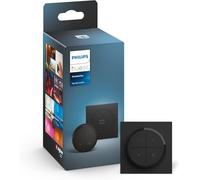 Philips Hue Tap Dial Switch, Noir, Contrôle intelligent des lumières, pour automatiser, créer des routines, changer l'ambiance lumineuse, usage en intérieur.