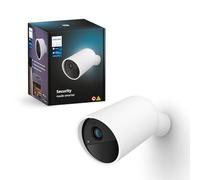 Philips Hue Caméra de sécurité Domestique 1080p Intelligente alimentée par Piles pour l'intérieur ou l'extérieur, Facile à Installer, Conversation bidirectionnelle, Fonctionne avec Le Centre de