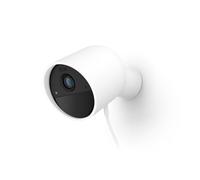 Philips Hue Caméra Filaire Secure, résolution vidéo 2K, Notifications, intégration avec éclairages, Alimentation Continue avec Connexion Filaire, pour intérieur et extérieur, Blanc