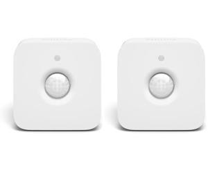 Philips Hue Capteur de Mouvement intérieur, capteur de lumière du Jour pour éclairage Intelligent, contrôle Automatique de la lumière pour Une Maison sûre, Blanc (Lot de 2)