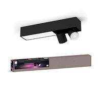 Philips Hue Centris 2 Spots LED, White & Color Ambiance, Dimmable, 16 Millions de Couleurs, Contrôlable via appli, Compatible Alexa, Noir, Nouvelle Génération