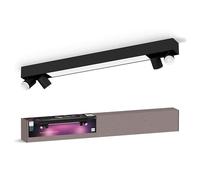 Philips Hue Centris 4 Spots LED, White & Color Ambiance, Dimmable, 16 Millions de Couleurs, Contrôlable via appli, Compatible Alexa, Noir, Nouvelle Génération