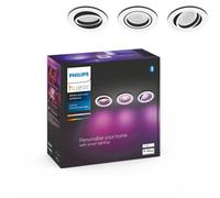 Philips Hue Centura Spot Encastrable Rond Blanc, 3 Blanc