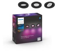 Philips Hue Centura Spot Encastré Led Rond Noir, 3 Noir
