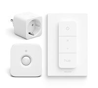 Philips Hue Combipack - Hue Smart Plug Pays-Bas, variateur d'intensité et capteur de mouvement pour l'intérieur - Prise intelligente