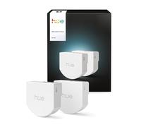 Philips Hue Commutateur Mural Filaire, Pack de 2, Lampes Hue Accessibles, Personnalisable, Sans Piles, Connexion Fiable, Application, Commandes Vocales, Compatible Apple Home, Google Home, Alexa