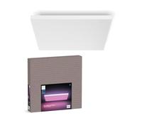 Philips Hue Datura lampe de panneau intelligente (carrée 60 x 60 cm), lumière blanche et colorée, compatible Bluetooth, commande vocale avec Alexa, Apple Home et Google Assistant