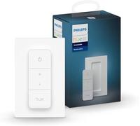 Philips Hue Dimmer Switch, Blanc | Contrôle Connecté de l'Éclairage, Sans Fil, Alimenté Par Piles, Sans Installation, Contrôle des Scénarios, Hue Bridge