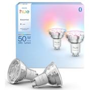 Philips Hue Essential Spot intelligent GU10 4,7 W, 345 lumens, couleur (2 ECOPAACT)