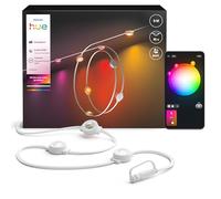 Philips Hue Extension de guirlande lumin. ext. permanente Festavia, 9 M, 16 lampes, 55 lum/lampe, réglable, résiste aux intempéries/eau, facile à installer, ambiance blanche et colorée, câble blanc