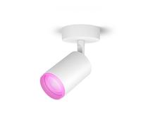 Philips Hue White & Color Ambiance Fugato Spot 1 flg. blanc 1x350lm, réglable, 16 millons de couleurs, contrôlable via app, compatible avec Amazon Alexa (Echo, Echo Dot)