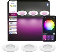 Philips Hue Hue Lampe encastrable LED 8721103109170 3er-Pack LED intégrée 0.5 W de blanc chaud à blanc froid
